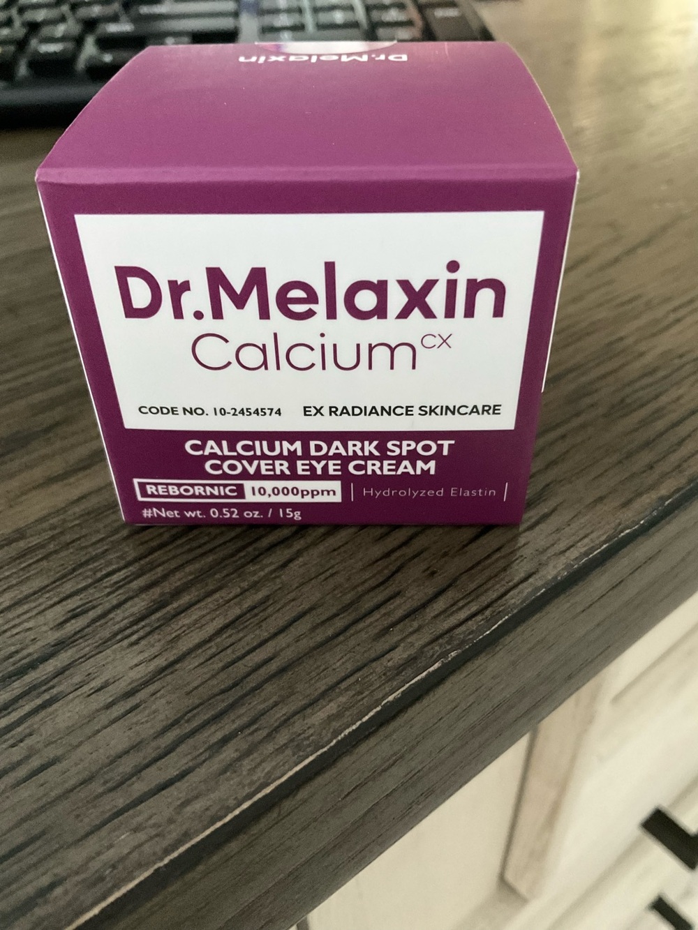 Dr. Melaxin Calcium Dark Spot Cover Eye Cream NWT